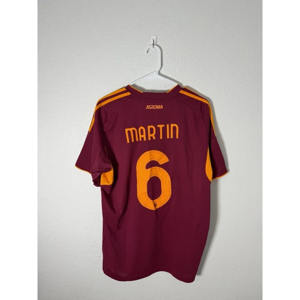 Adidas AS Roma 2023-24‎ Home Jersey Mens XL Slim Fit Maroon Soccer Shirt